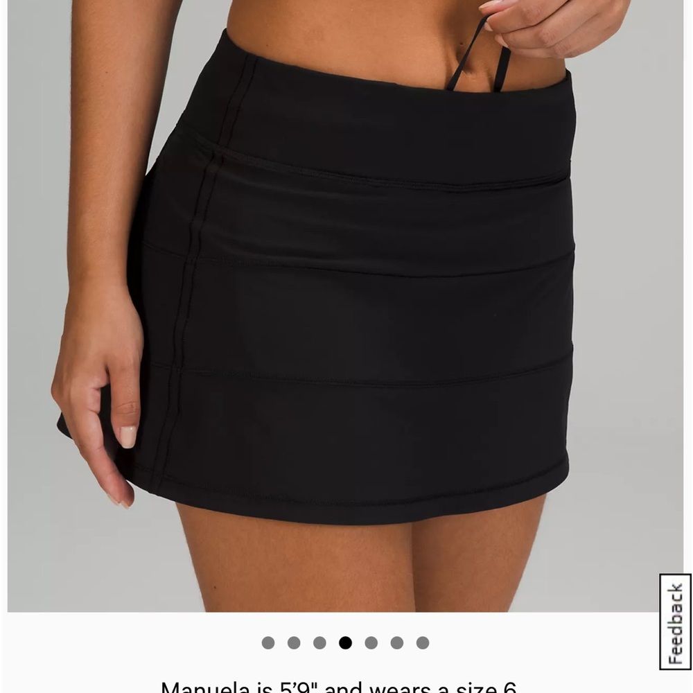 Lululemon Pace Rival Mid-Rise Skirt
